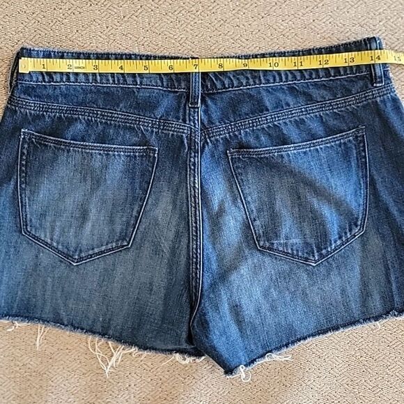 J. Crew Factory Frayed Hem Jean Shorts - Size 4 - Picture 6 of 10
